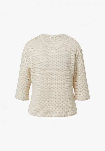 Пуловер с рукавом три четверти