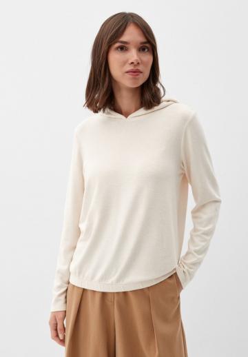 Пуловер с капюшоном