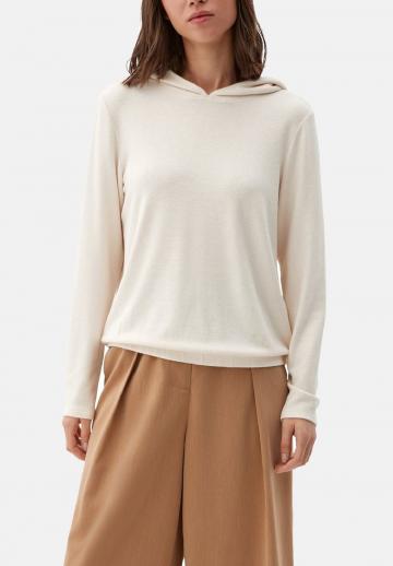Пуловер с капюшоном