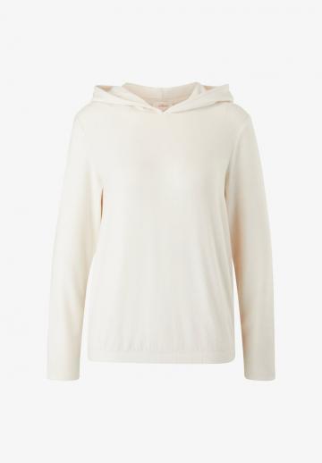 Пуловер с капюшоном