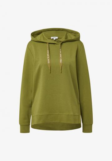 Пуловер с капюшоном