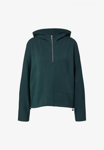 Пуловер с капюшоном