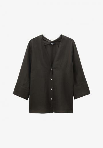 Атласная блузка