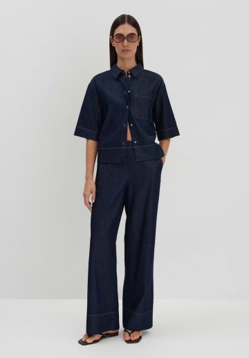 Джинсовая блузка