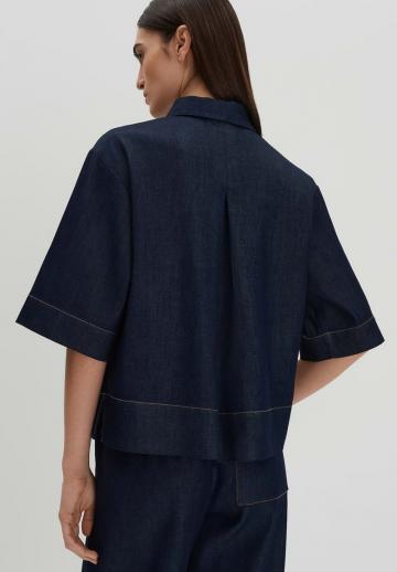 Джинсовая блузка