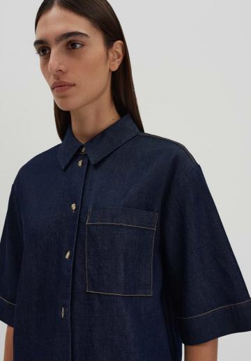 Джинсовая блузка