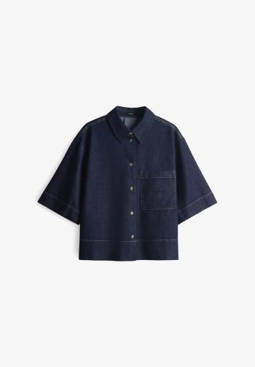 Джинсовая блузка