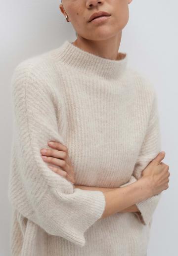 Пуловер с рукавом три четверти