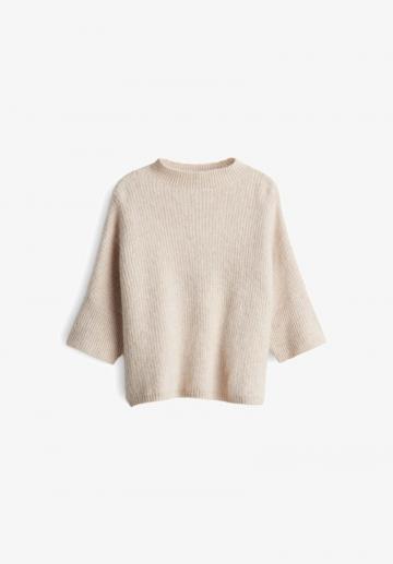 Пуловер с рукавом три четверти