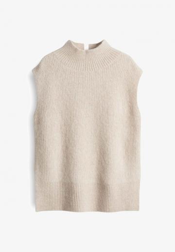 Пуловер без рукавов