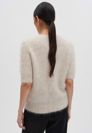 Пуловер с коротким рукавом