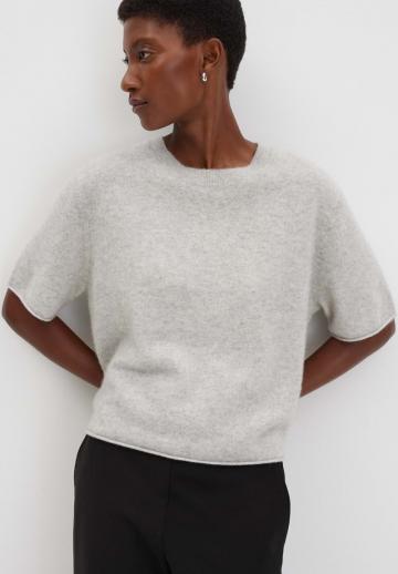 Пуловер с коротким рукавом