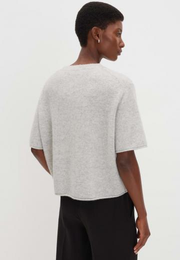 Пуловер с коротким рукавом