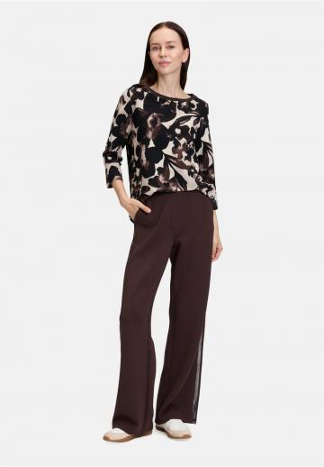 Пуловер с рукавом три четверти