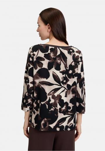 Пуловер с рукавом три четверти