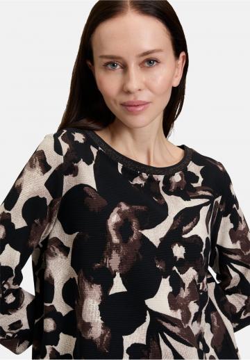 Пуловер с рукавом три четверти