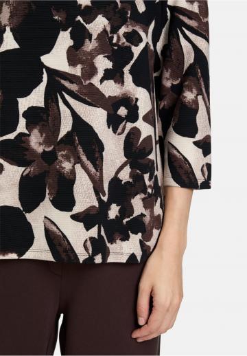 Пуловер с рукавом три четверти