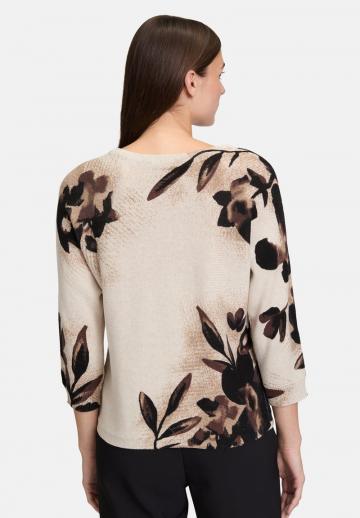 Пуловер с рукавом три четверти