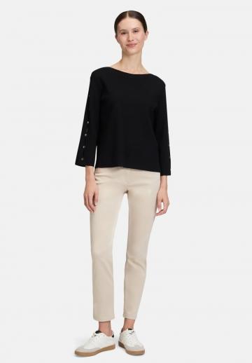 Пуловер с рукавом три четверти