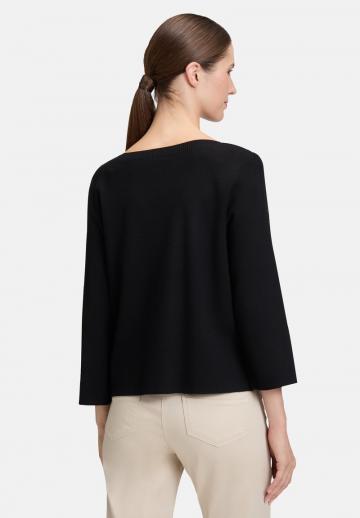 Пуловер с рукавом три четверти