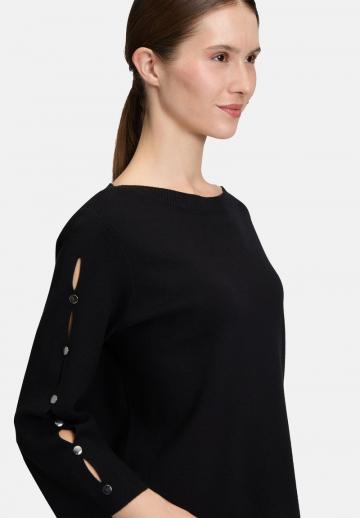 Пуловер с рукавом три четверти