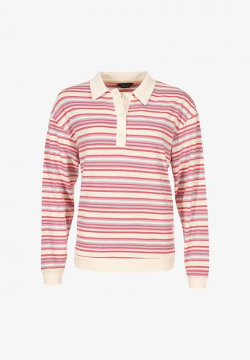 Пуловер в полоску