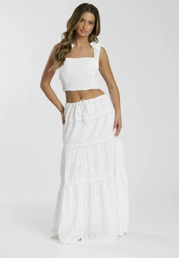 Юбка с воланами