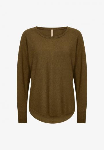 Длинный пуловер