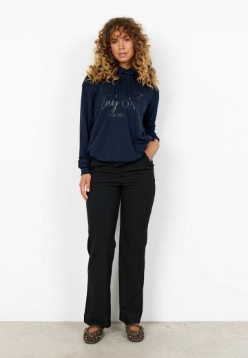 Пуловер с капюшоном