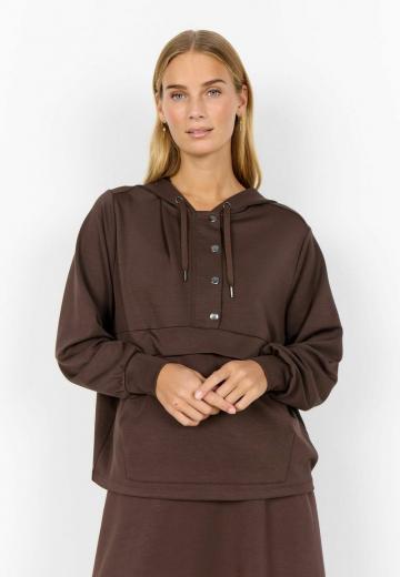 Пуловер с капюшоном