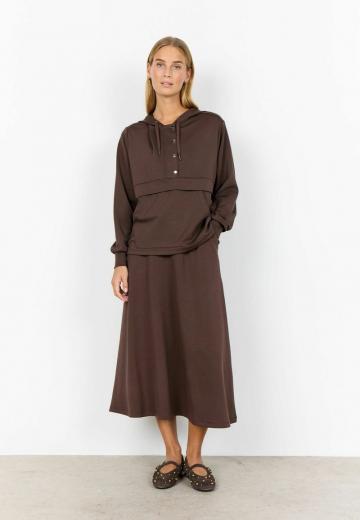 Пуловер с капюшоном