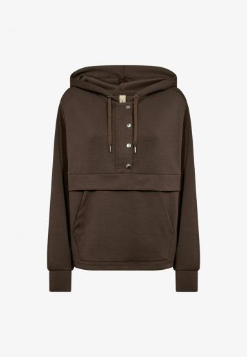 Пуловер с капюшоном