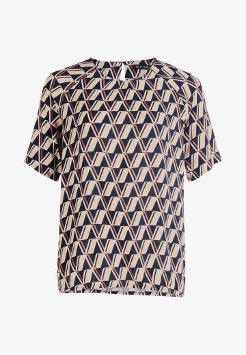 Атласная блузка