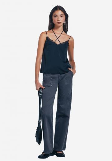 Топ на бретельках