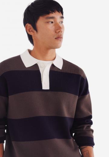 Поло с длинным рукавом