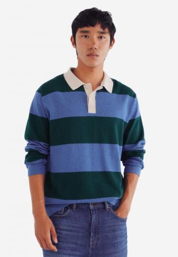 Поло с длинным рукавом