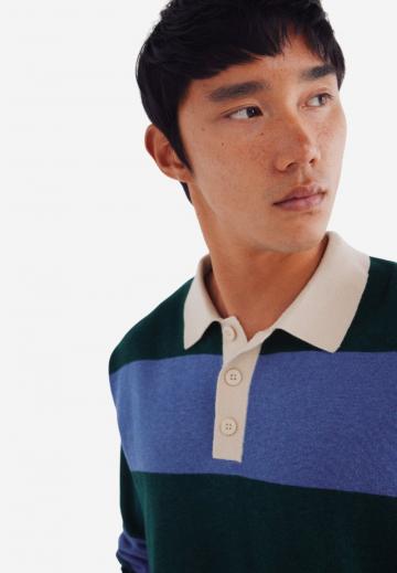 Поло с длинным рукавом