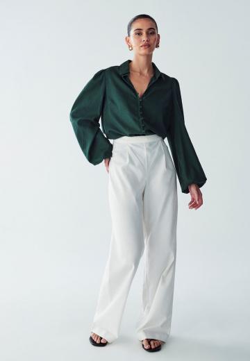 Атласная блузка