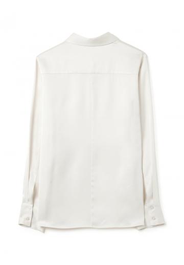 Атласная блузка