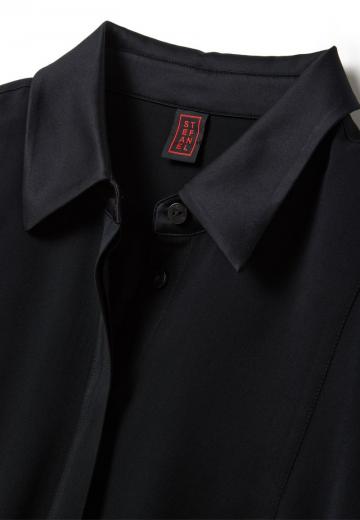 Атласная блузка