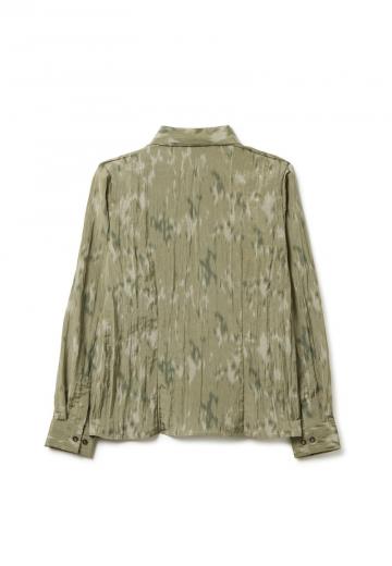 Атласная блузка