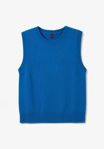 Пуловер без рукавов