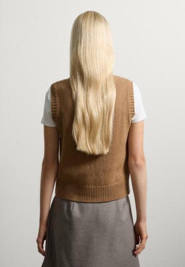 Пуловер без рукавов