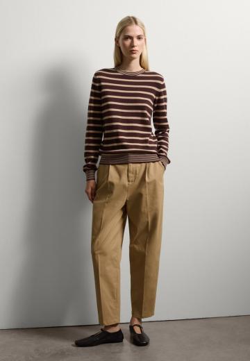 Пуловер в полоску