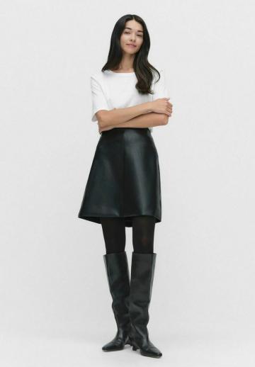 Кожаная юбка