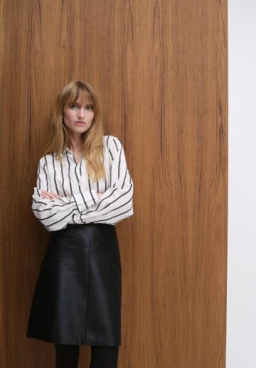 Кожаная юбка