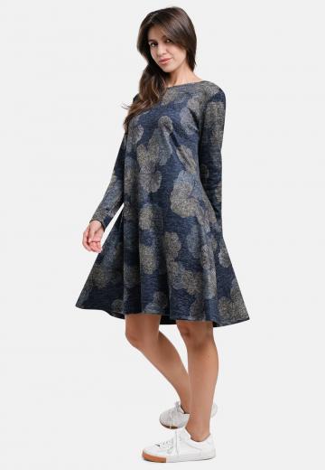 Вязаное платье