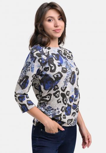 Пуловер с рукавом три четверти