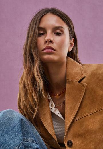 Кожаное пальто