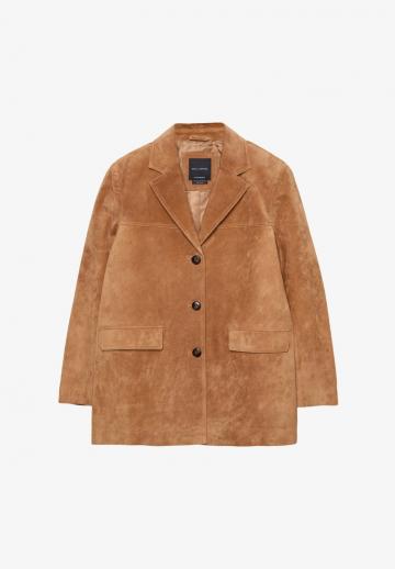 Кожаное пальто